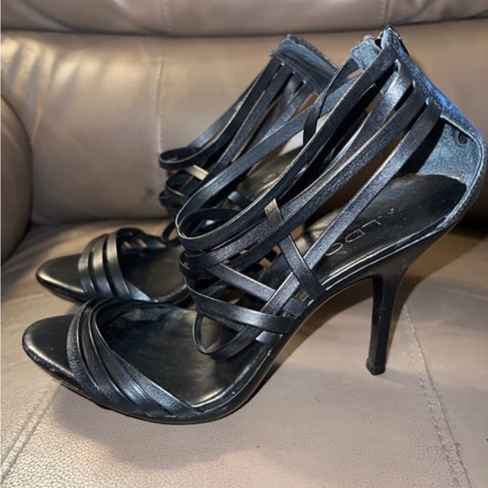 ALDO "Macnamara" style black heels Women’s size 8.5, NWTs